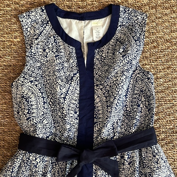 Gorgeous Crewcuts Girls Size 14 Navy/white Floral Dress - Picture 2 of 5